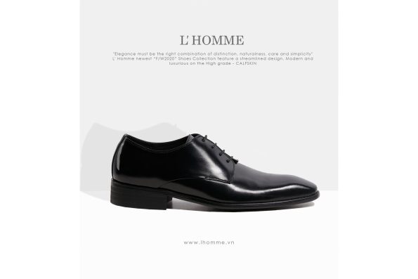 plain black derby shoes 906 1