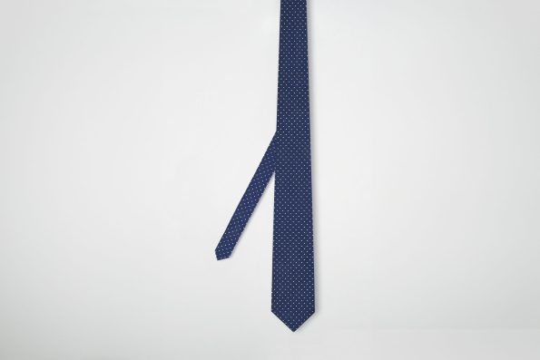 BLUE TIE WHITE BDOT