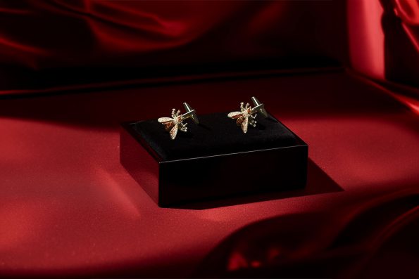 Gold Bee Cufflink