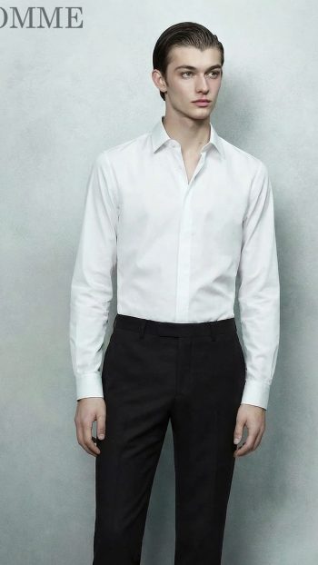 Áo Sơ Mi Trắng Trơn Dài Tay ST051-15